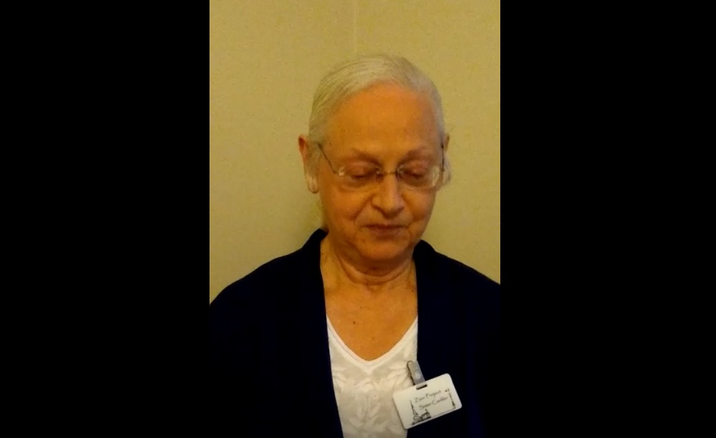 April 2020 World Conference in Brazil, Sister Melva Cackler closes the conference with prayer